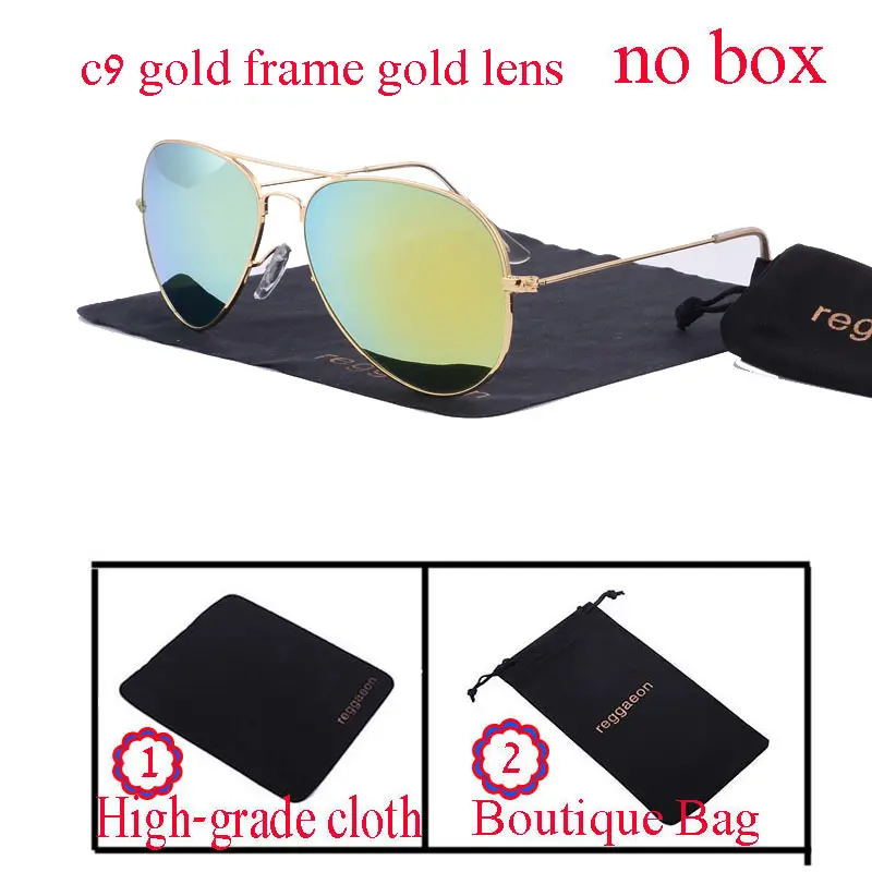 Raggaeon, стеклянные линзы, солнцезащитные очки для женщин, высокое качество, UV400, фирменный дизайн, пилот, мужские солнцезащитные очки, es, синие стекла, es, Ретро стиль, для пляжа
