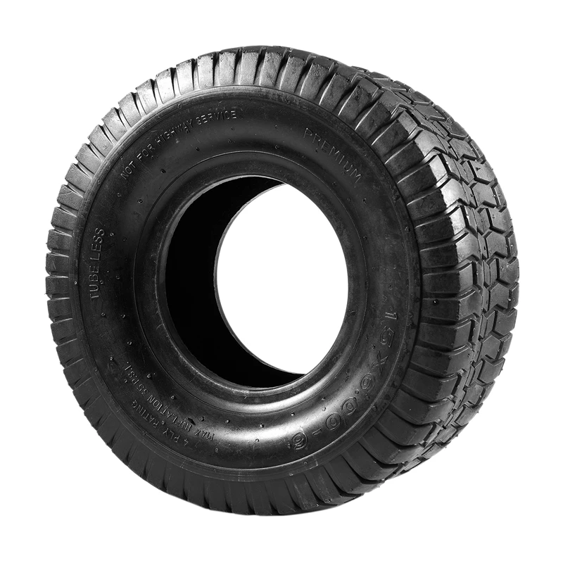 15X6. 00-6 шины для газона для трактора John Deere для езды на газоне и садовые шины, 4 слоя