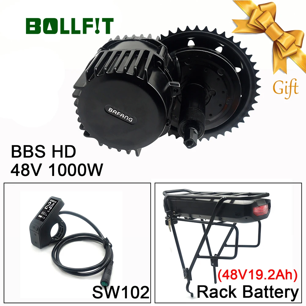 Bollfit Bafang BBSHD 48 в 1000 Вт 850C дисплей Средний привод двигателя E велосипед комплект 1000 Вт Ebike конверсионный комплект с функцией батареи Bollfit Bafang BBSHD 48 в 1000 Вт 850C дисплей Средний привод двигателя E велосипед комплект 1000 Вт Ebike конверсионный комплект с функцией батареи