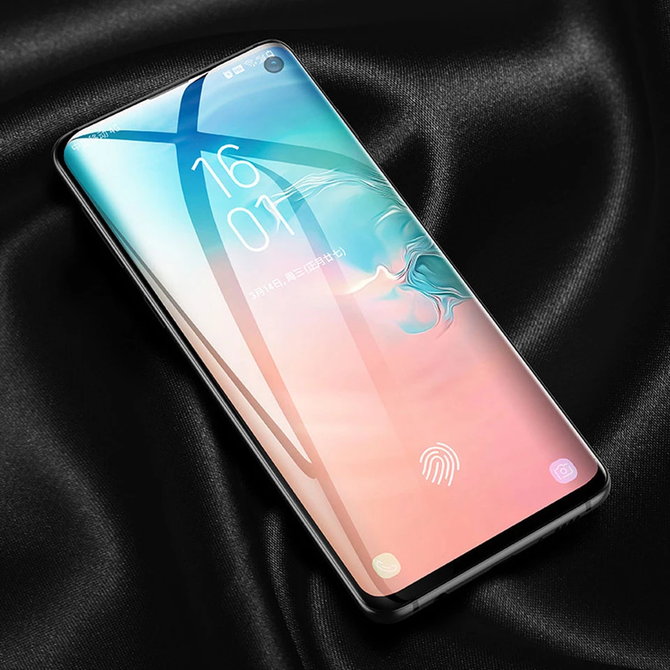 9D изогнутое стекло для samsung galaxy Note 10 Pro Закаленное стекло протектор экрана стекло для samsung Note 10 Pro a10 для galaxy a50