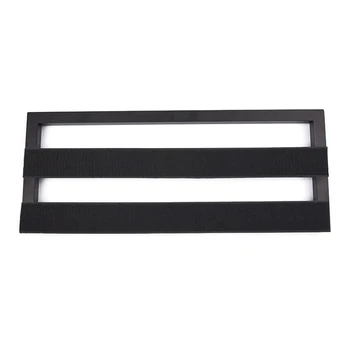 

SEWS-Guitar Effects Board Aluminum Pedal Board Electric Guitar Effector Accessories with Black Pedalboard Bag