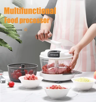 

Meat Chopper Stainless Steel Multi-function Automatic Electric Household Food Vegetable Grinder Processor Kitchen Accessories