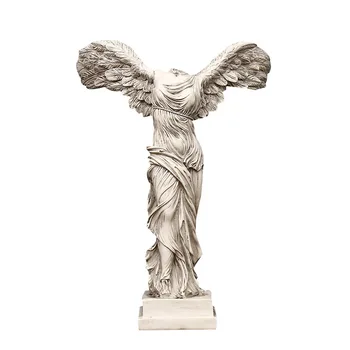

European Style Goddess Victory Resin Figure Sculpture Crafts Retro Abstract Home Decoration Study Art Decoration Business Gifts