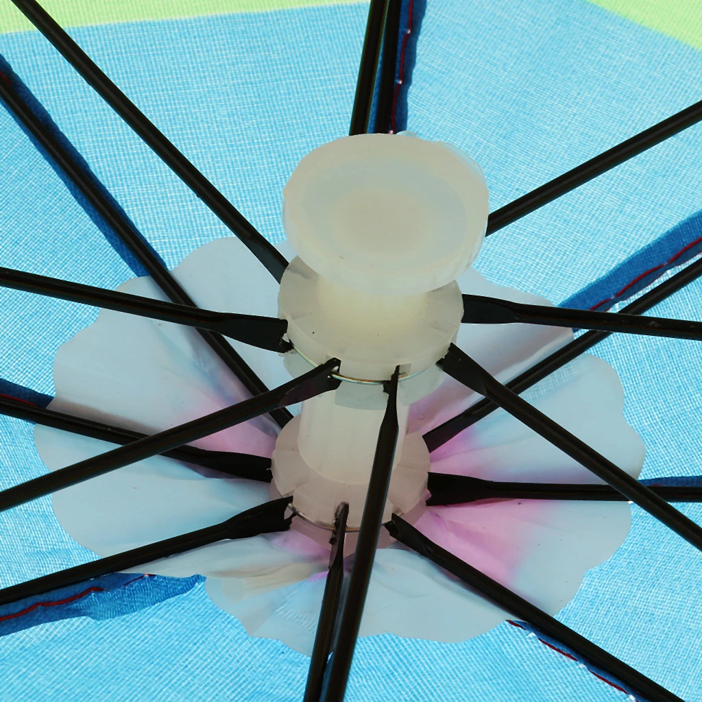 Rainbow Sun Rain Protection Umbrella Hat Kids Children Outdoor Headwear Para for Camping Fishing Hunting Hiking