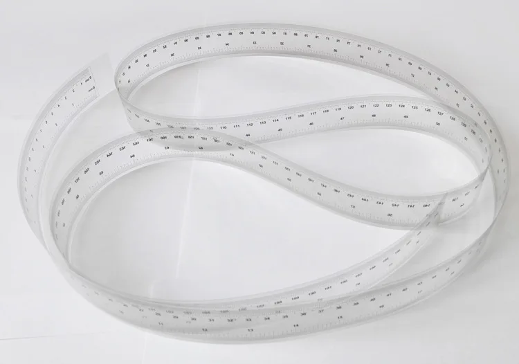 

Transparent Ruler Customizable fei lin chi Measuring Tape on Both Sides of Metric Small 0.1 for Metric Size