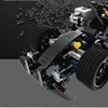 430Pcs Building Blocks 4CH 2.4G APP Phone Remote Control Car Monster Kart Brick Dual Motor Suspension Shockproof RC Car Toy Gift 4