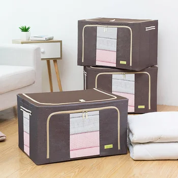 

Solid Color Clothing And Other Articles Of Daily Use Accept Box Fabric Art Arrangement Box Oxford Spinning Cloth Clothes Storage
