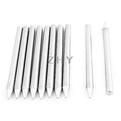 

60W-K 9mm Tapered Length Metal Welding Soldering Iron Tip 10 Pcs