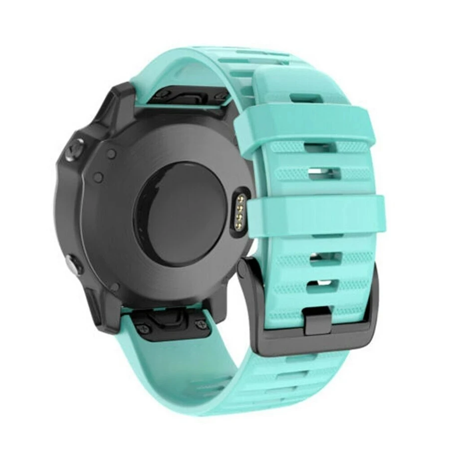 

26 22 20MM Watchband for Garmin Fenix 6X 6S 6 Pro 5 5X 5S 3 HR S60 Plus Watch Quick Release Silicone Easyfit Wrist Band Strap