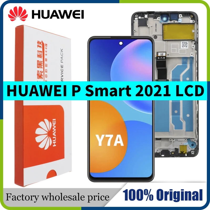 Дисплей для Huawei Honor 10X lite X10 6 67 Y7A ЖК-дисплей с сенсорным экраном дигитайзер HUAWEI P Smart