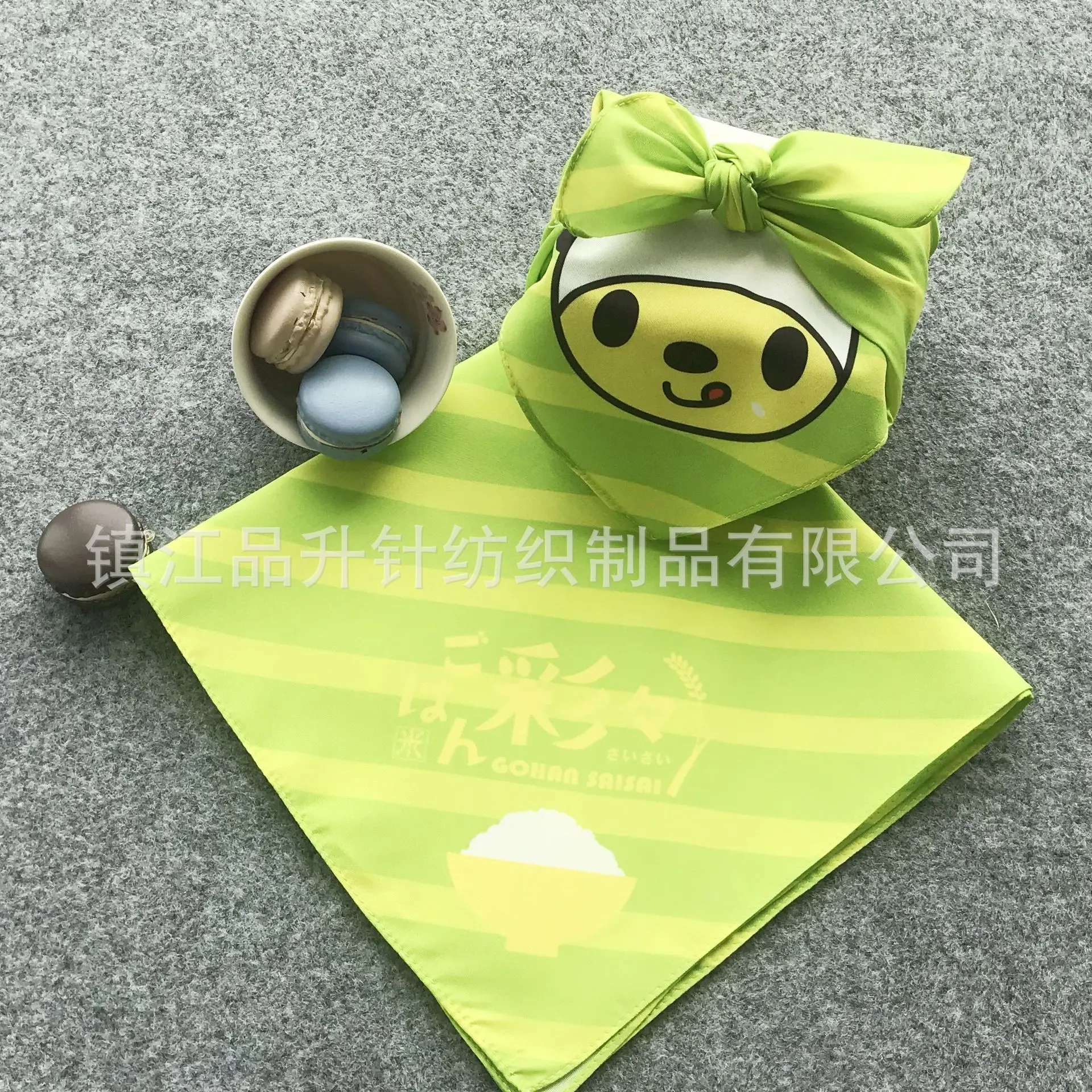  Industry Export Japan Thermal Transfer Dacron Burden Cover Commodity Handkerchief Lunch Box Packing