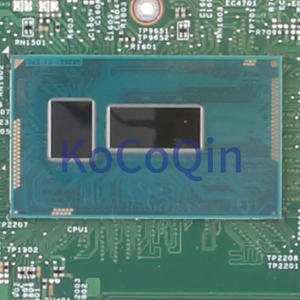 price cut KoCoQin Laptop motherboard For DELL Inspiron 3458 3558 Core I3-5015U SR245 Mainboard CN-0MNGP8 0MNG