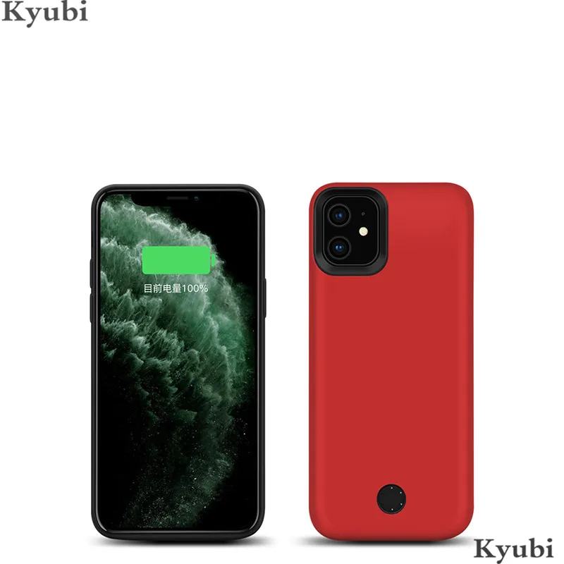 

5800mah soft frame battery charger case for iphone 11 Pro external portable wireless charging cover for iphone 11 Pro