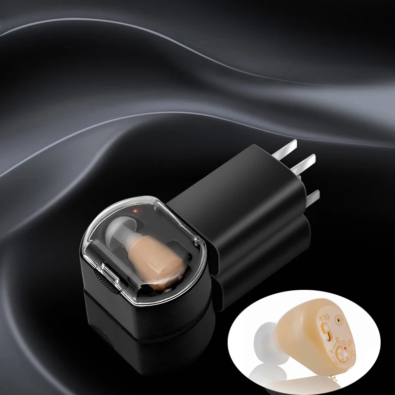Micro Audiphones Mini Hearing Aids Adjustable Tone hearing aid Small In The Ear Invisible Best Soun