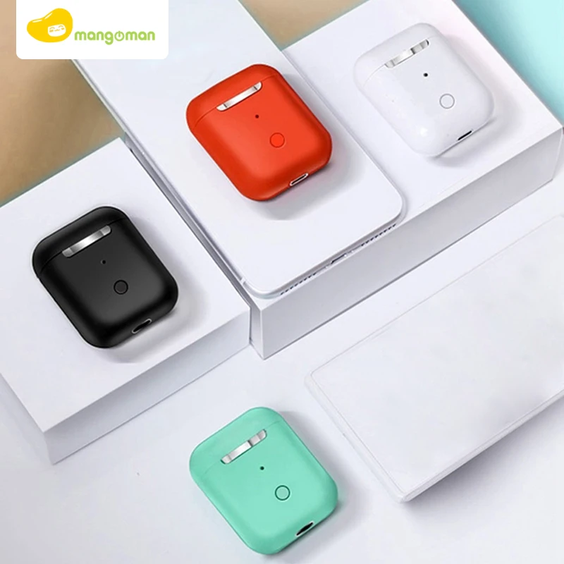 

Mangoman i12 tws Bluetooth wireless Earphone Macaron Sport Earbuds HIFI Wireless i12 for Headset i12 tws i7s Wireless Headsets