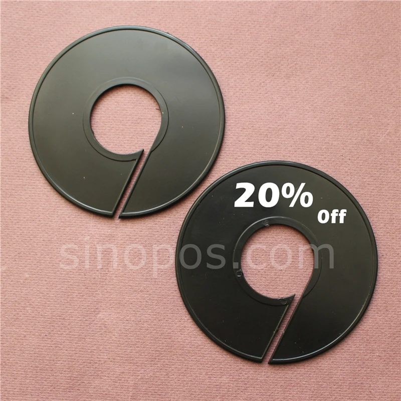 Круглые разделители 11 см без рисунка пластиковый указатель размера r размер s