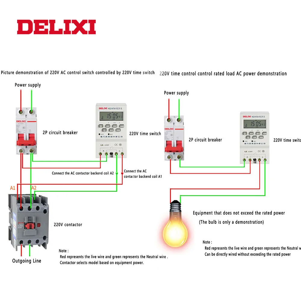 DELIXI AC 220 В программируемый реле времени цифровой ЖК-дисплей питания электронный Еженедельный 7 дней управление таймером для водяного насоса