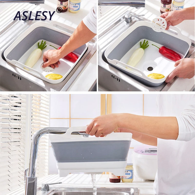 

Plastic wash Vegetable Fruit basket Foldable Creative Portable Camping Fishing Kitchen Bath Cleaning Tools Outdoor Accessories