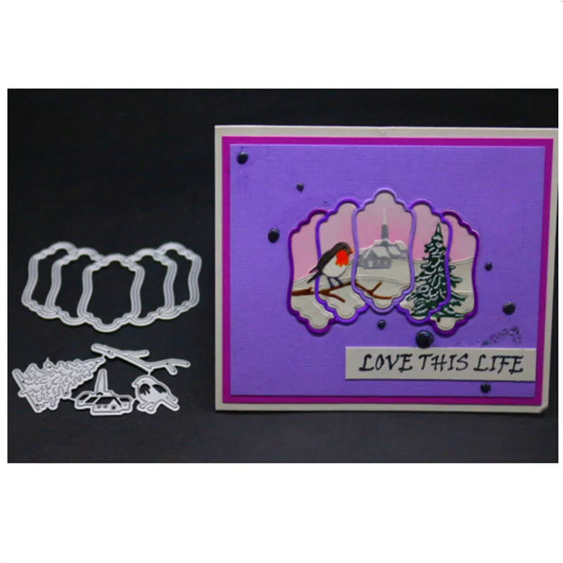 Металлические Вырубные штампы YINISE для фотоальбома фотообои вырубные