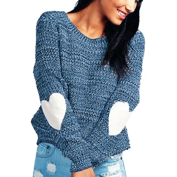 

Women's Sweater Pullover Autumn Thick Section Loose Solid Color Long Sleeve Sweater Clothes Women Ropa De Invierno Mujer 2020
