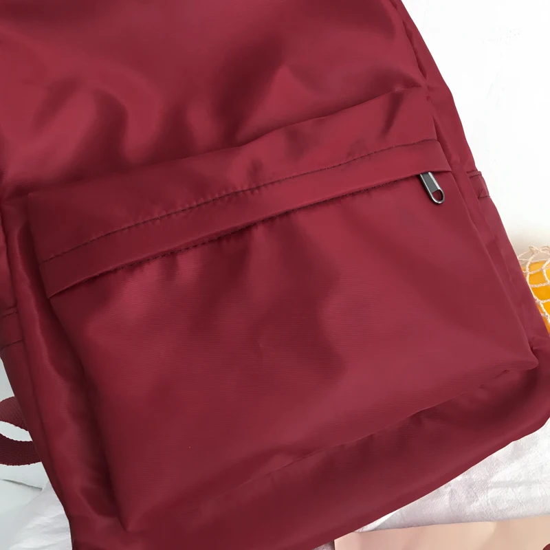 HOCODO Fashion Women Backpack Oxford Waterproof Solid Color Backpack Cute Female Students Bag Schoolbag For Teenage Girl Mochila
