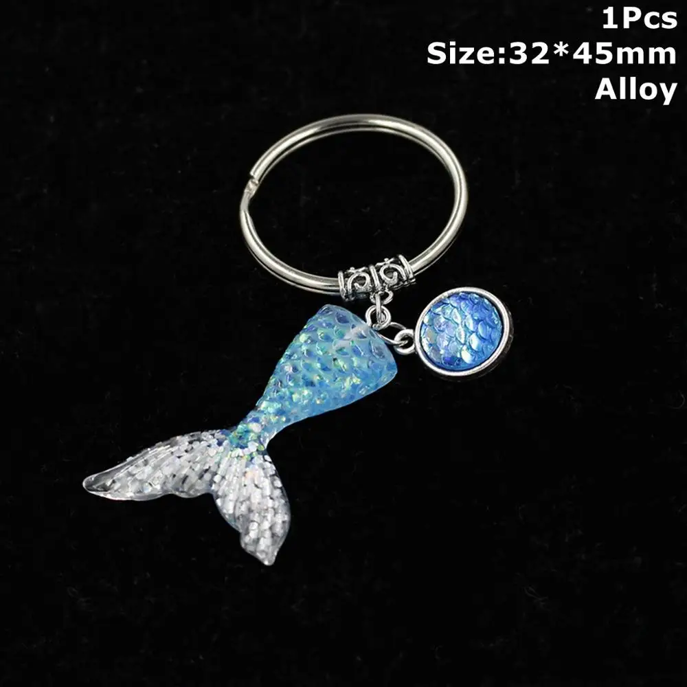Mermaid Keychain 3 Taoup Золотая Звезда Русалочка браслет на день рождения вечерние декоры для девочек Babyshower Русалка Вечерние подарки для подростков подвески из раковин - Цвет: Mermaid Keychain 3