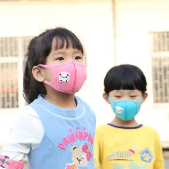 

1pcs Child Face Mask Kids Adult Mask Windproof Smoke Anti-spittle Mask With Washable Respirator Children Mask Safety Sports Mask