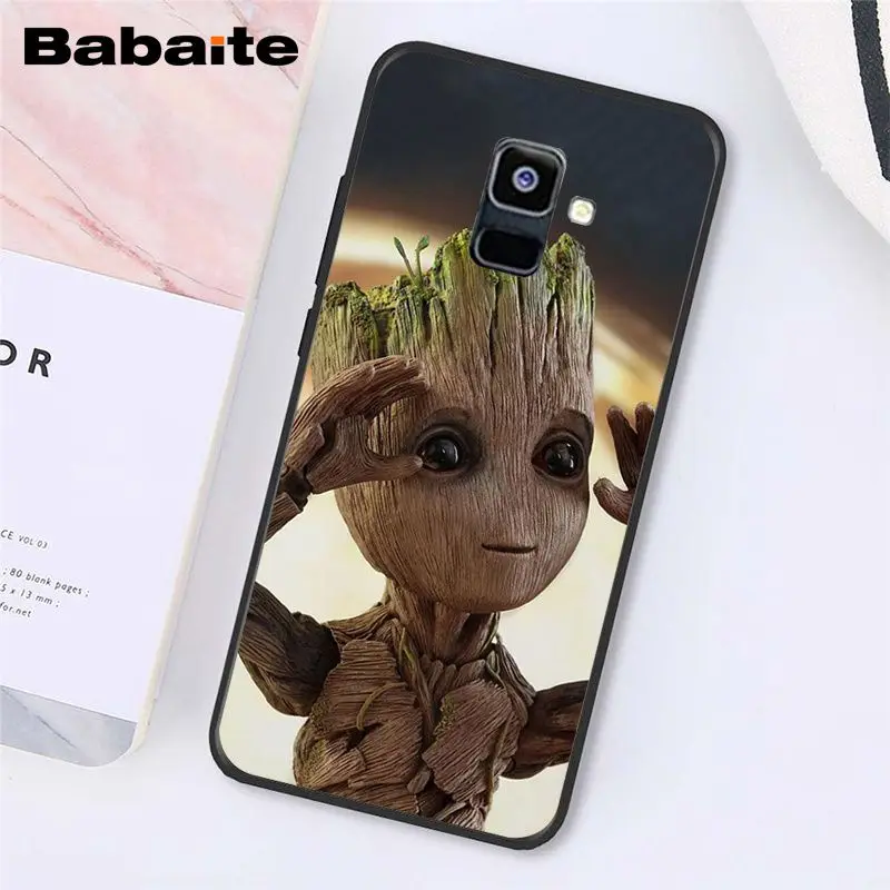 Babaite Guardian реактивный енот Грут Treeman чехол для телефона для samsung Galaxy A7 A50 A70 A8 A3 A6 A6Plus A8Plus A9 - Цвет: A15
