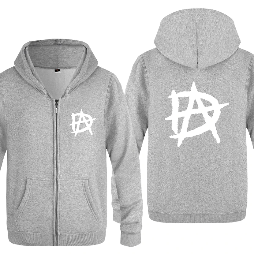 Dean Ambrose DA LOGO толстовки мужские мужские флисовые кардиганы на молнии толстовки с капюшоном - Цвет: HUIY BAT