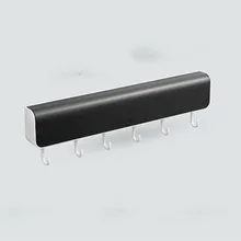 

Punch-free Hook Hanger Wall-Mounted Plastic Storage Rack 40x3.5x7cm Shelf Storage Box For Bathroom Household Parts