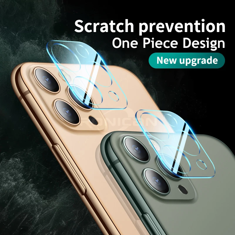 Voll Transparent Film Für iPhone 11 3D Volle Abdeckung Zurück Kamera Objektiv Screen Protector für