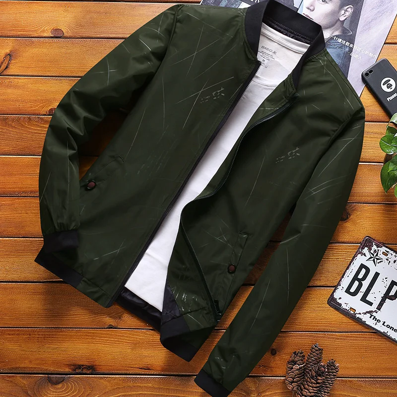 2019 куртка-бомбер на молнии мужская брендовая Повседневная Уличная бейсбольная