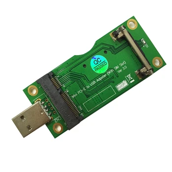 

For 3G/4G Module USB to mini PCi-E Wireless Mini Cards To USB Ports Adapter Card
