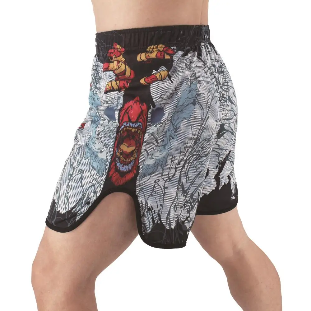 Новые тренировочные Муай Тай Боевые фитнес боевые спортивные штаны Тигр Муай Тай одежда для бокса шорты ММА pretorian boxeo