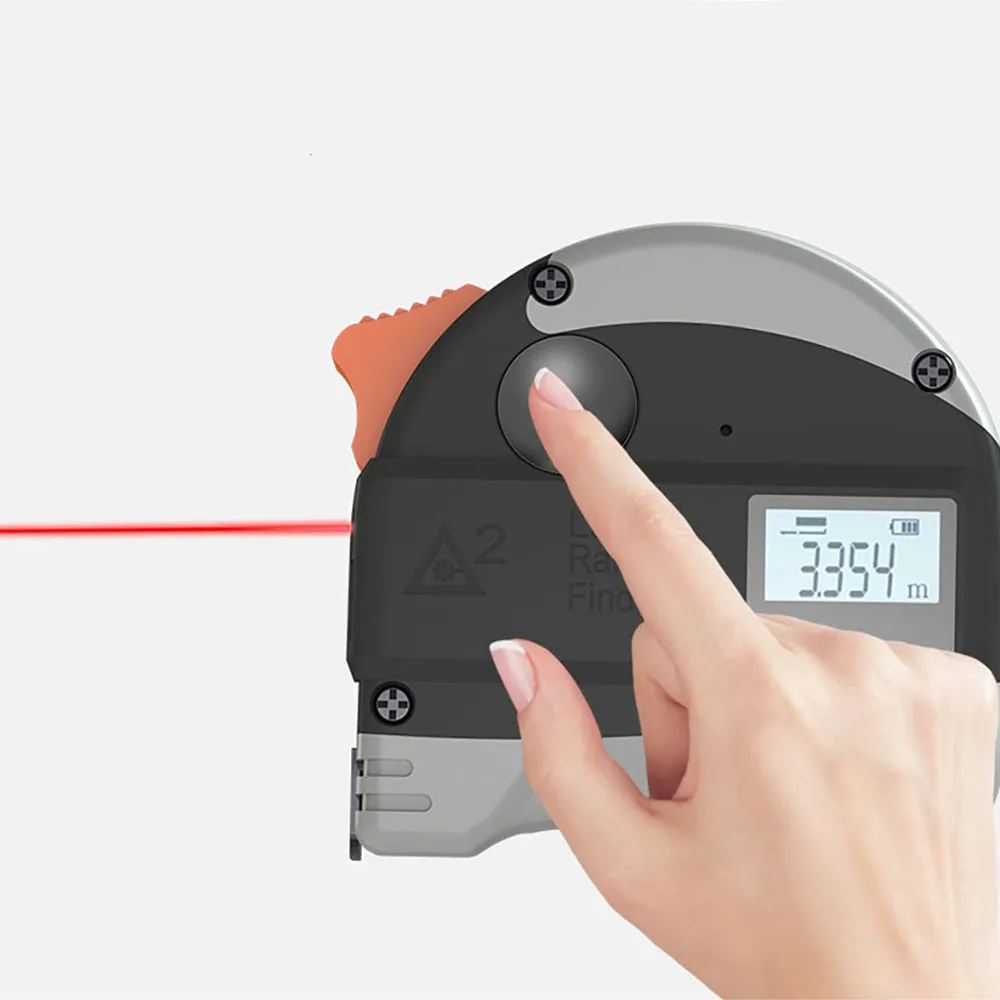 ALLSOME Laser Rangefinder + 5M Anti-fall Steel Tape Metric and Inch Tape measure High Precision Distance Meter ALLSOME Laser Rangefinder + 5M Anti-fall Steel Tape Metric and Inch Tape measure High Precision Distance Meter