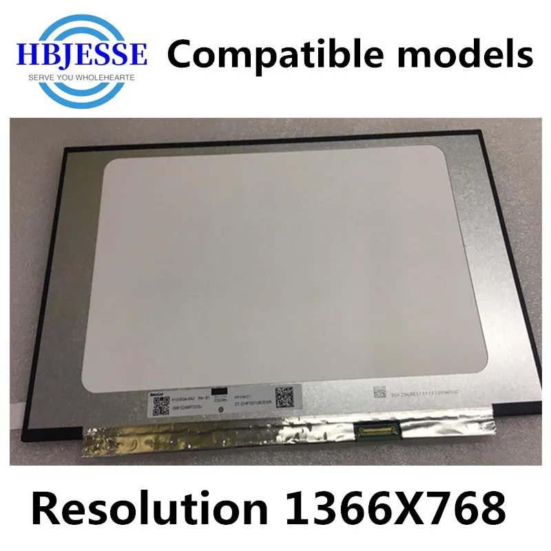 

13,3 ''HD ЖК-экран, дисплей, светодиодсветодиодный панель, матрица NT133WHM-N47 B133XTN03.0 B133XTN03.3 M133NWR9 R1 N133BGA-EA2 5D10W46483, без касания