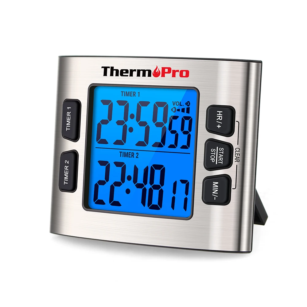 ThermoPro TP49 Digital Hygrometer Indoor Thermometer+ThermoPro TM02 Digital  Kitchen Timer