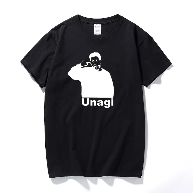 Футболка Friends Unagi, Divertente Ross Maglietta Scherzo Regalo, Топ Uomo, летняя футболка, Hombre, хлопковая футболка с короткими рукавами - Цвет: Черный