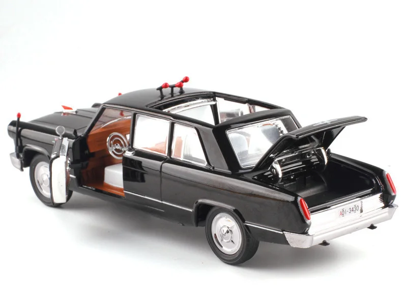 1/32 Hongqi CA770TJ Классическая Игрушечная модель автомобиля сплав литой коллекционный подвесной светильник звуковые игрушки