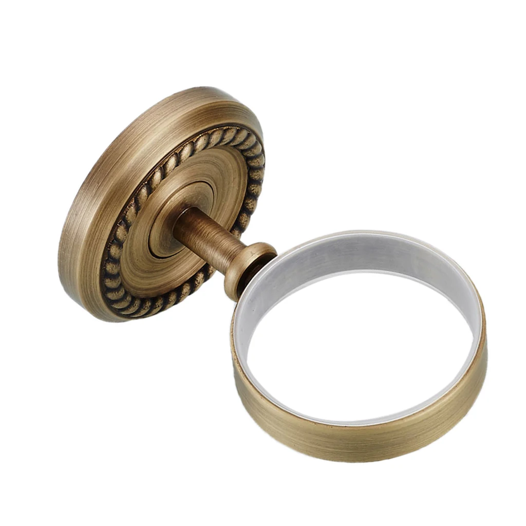 Bathroom Accessories Single Tumbler Holder Antique Brass Cup Storage Rack