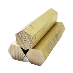 Tige hexagonale en laiton de 4mm à 50mm de longueur 250mm 
