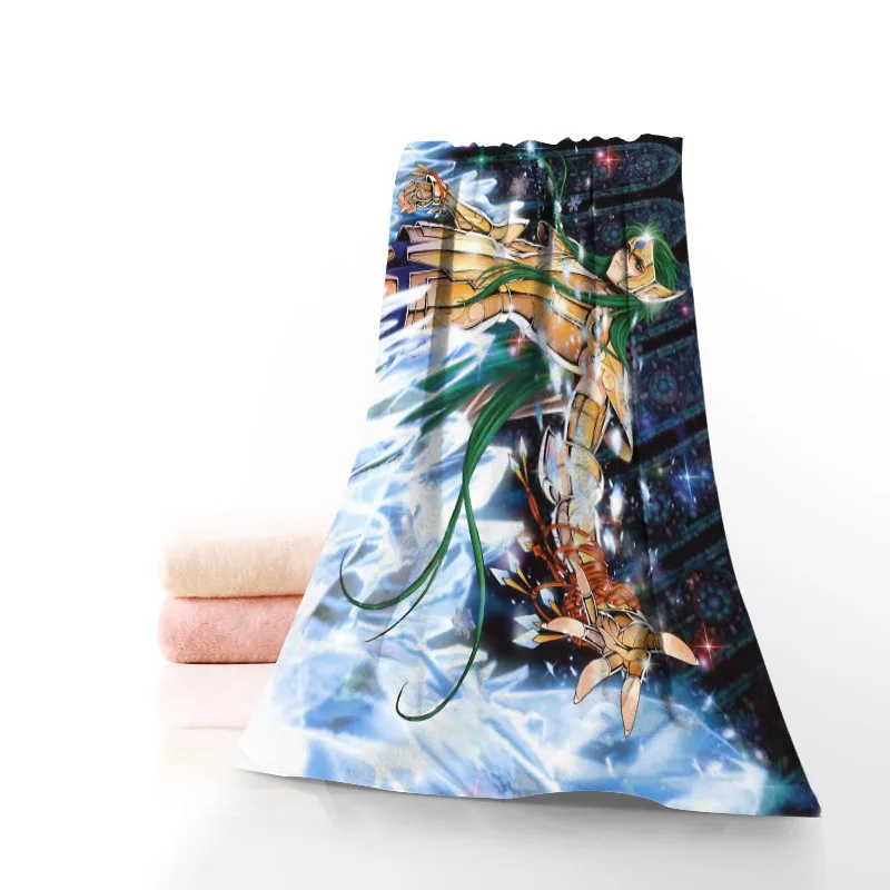 Saint Seiya Towel Printed Cotton Face/Bath Towels Microfiber Fabric For Kids Men Women Shower Towels 70X140cm microfiber towel