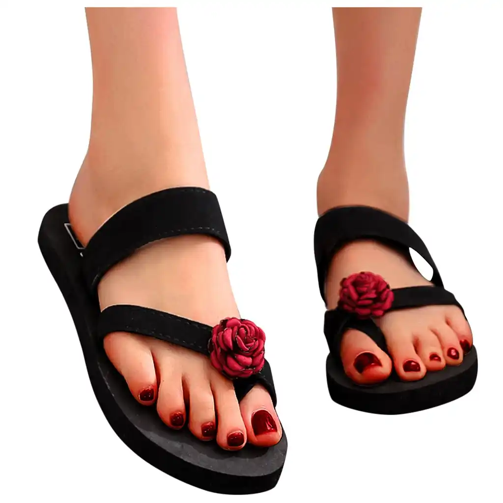 women's open toe slippers