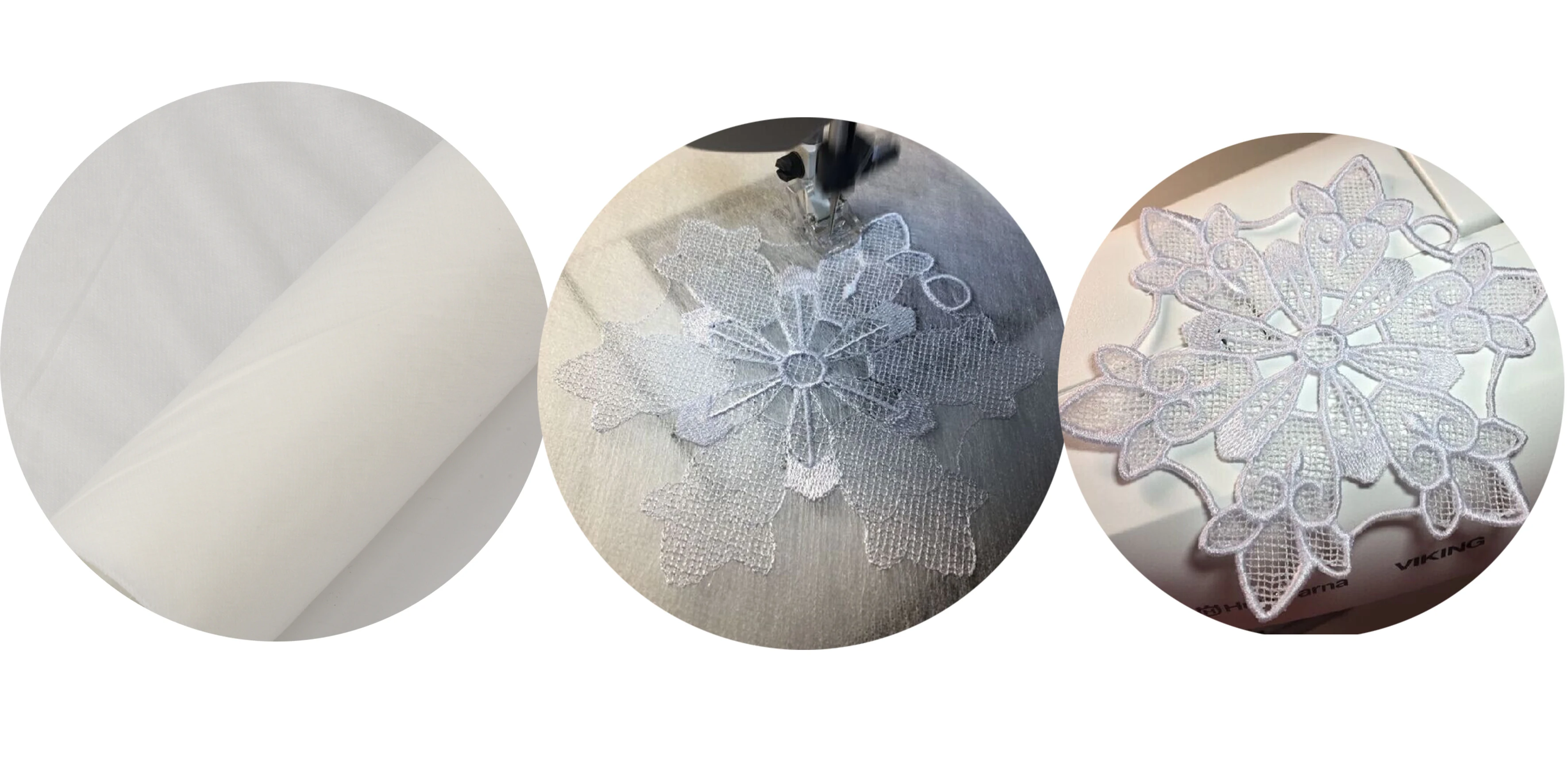 Papier Broderie Soluble A4 - 6 Feuilles Autocollantes Hydrosolubles - Pour Broderie Main Et Machine