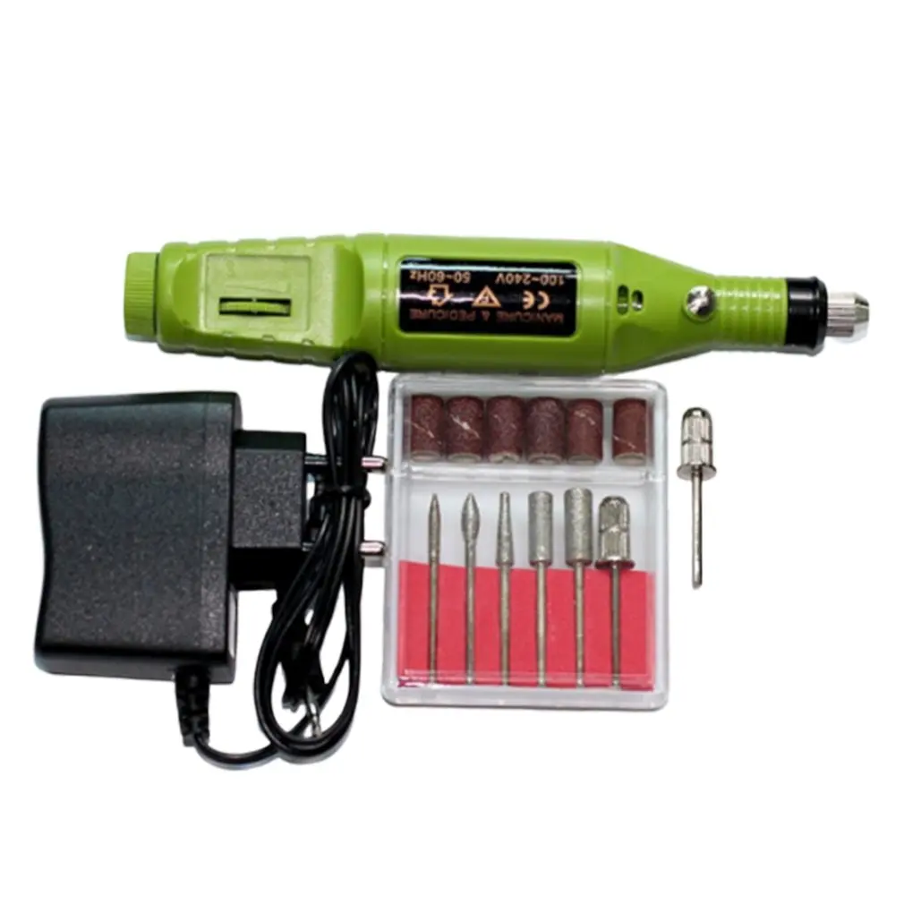 

Electric Nail Drill Tool Kit Manicure Machine Polish File Buffer Sander Remover Salon Home Manicure Tools Kit