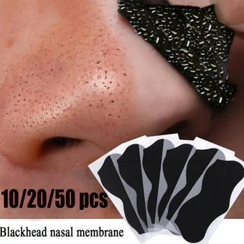 10-50pcs Nose Blackhead Remover Mask Deep Cleansing Skin Care Shrink Pore Acne Treatment Mask Nose Black dots Pore Clean Strips 1