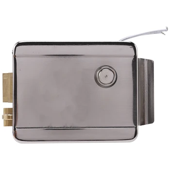 

Brushed Single-Head Electric Control Lock Unit Door Lock Intercom Lock 12V, 2-Wire Access Control Lock