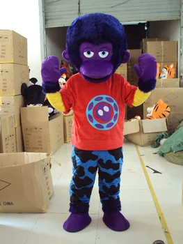 

Ohlees Long-haired green monkey mascot costume picture is example only,do custom according to customer design