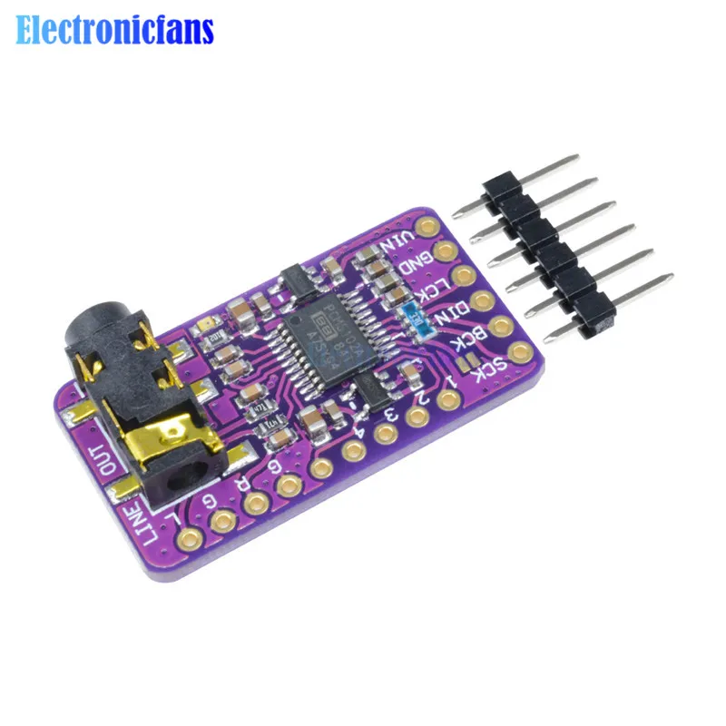 PCM5102 DAC I2S декодер интерфейса звуковая карта плата цифровой аудио GY Phat формат
