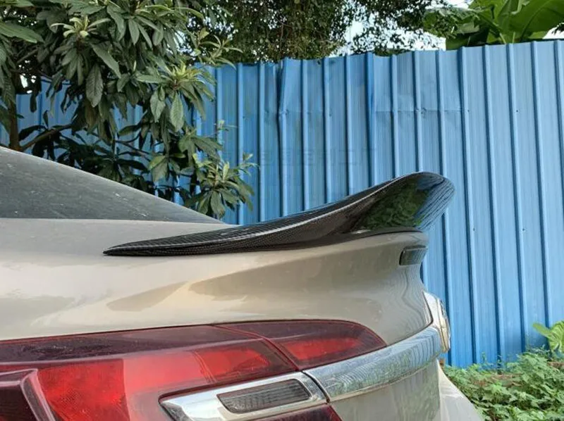 CEYUSOT для настоящего карбонового спойлера Buick Regal Opel Insignia Regal Автомобильный багажник задний спойлер крыло хвост губы JDM СТИЛЬ